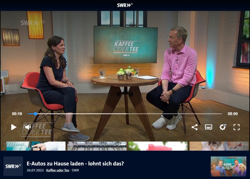 SWR Interview Kristine Simonis Kaffee oder Tee