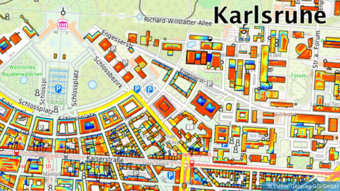 Solarkataster LUBW Karlsruhe