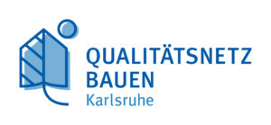 Logo des Qualitätsnetz Bauen Karlsruhe