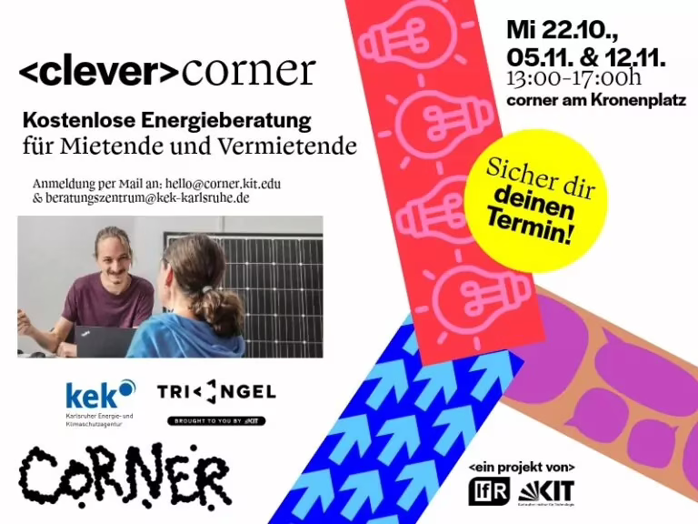 Flyer für die kostenfreien Energieberatungen im TRIANGEL