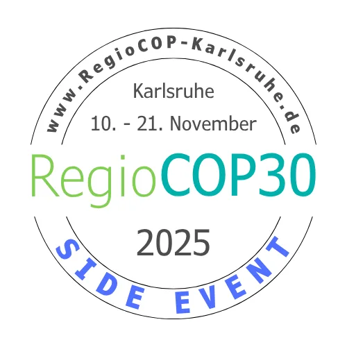 Logo von der RegioCOP30 in Karlsruhe(November 2025)