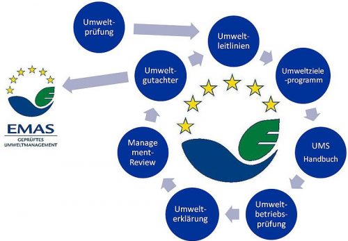 Umweltmanagementzyklus am Beispiel EMAS